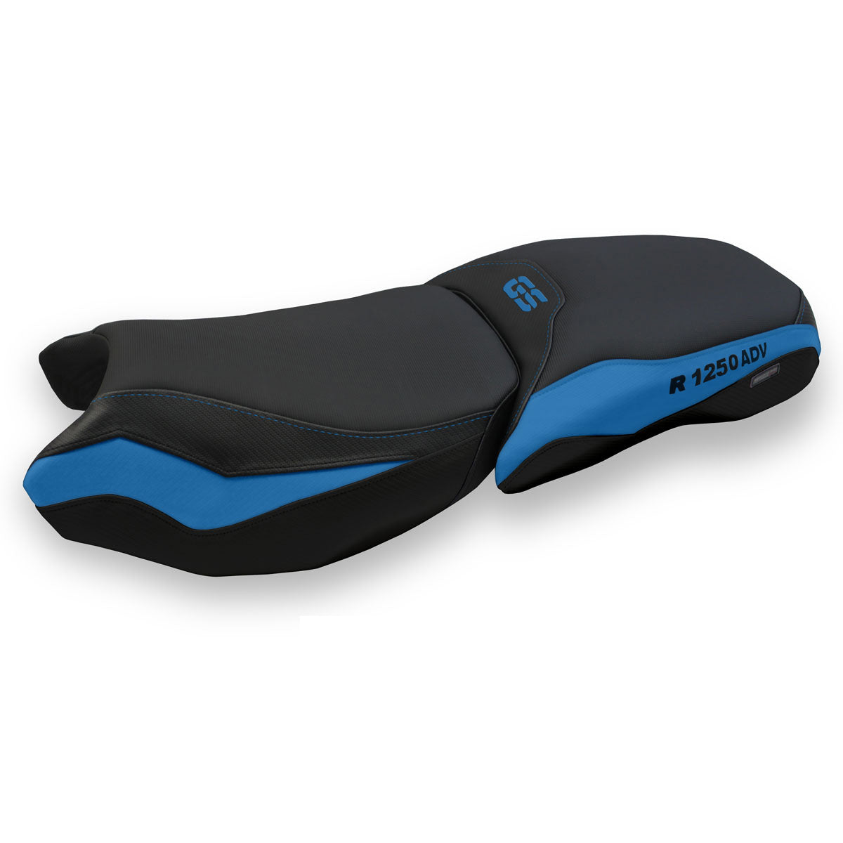 BMW R1250GS Adventure 2019-2024 Seat Cover Tappezzeria Italia in Black and Blue