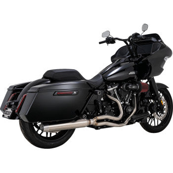 VANCE & HINES 2-into-1 Gaslighter Exhaust System - M8 Touring - Brushed 27347 1810-3311
