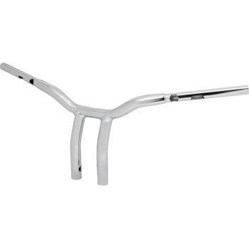 LA CHOPPERS Handlebar - One-Piece Kage Fighter - Pullback - 10" x 1-1/4" - Chrome Glide 2024 LA-7369-10