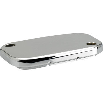 JOKER MACHINE Master Cylinder Cover - Hydraulic Clutch - Smooth - Chrome 08-014C