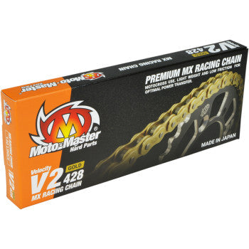 MOTO-MASTER V2 428 - Drive Chain - 130 Links - Gold 642801