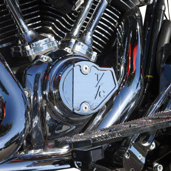 THRASHIN SUPPLY CO. Cam Cover - Gen 2 - Smooth - Chrome - M8 TSC-3028-3