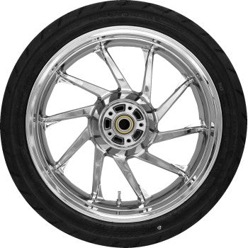 COASTAL MOTO Hurricane Rear Wheel - Chrome (18") | Dunlop AE2 Tire (180/55B18) PKG2-HUR185CH-ABST