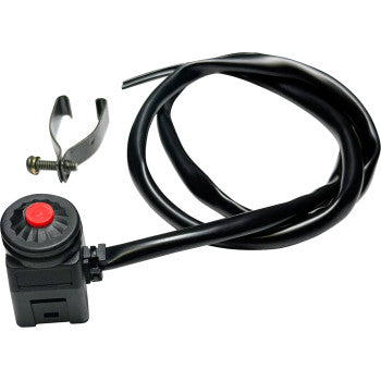 K&S TECHNOLOGIES Switch Monentary 7/8" Red Button 12-0106-WP