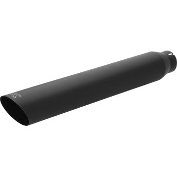 KHROME WERKS Slip-On Slash Down Muffler - 4" - Black - M8 Softail 40FSL-4031-BLK