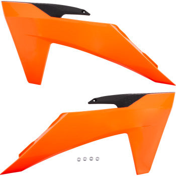 UFO Radiator Covers - Fluorescent Orange KTM SX/SXF 2023 KT05011-FFLU