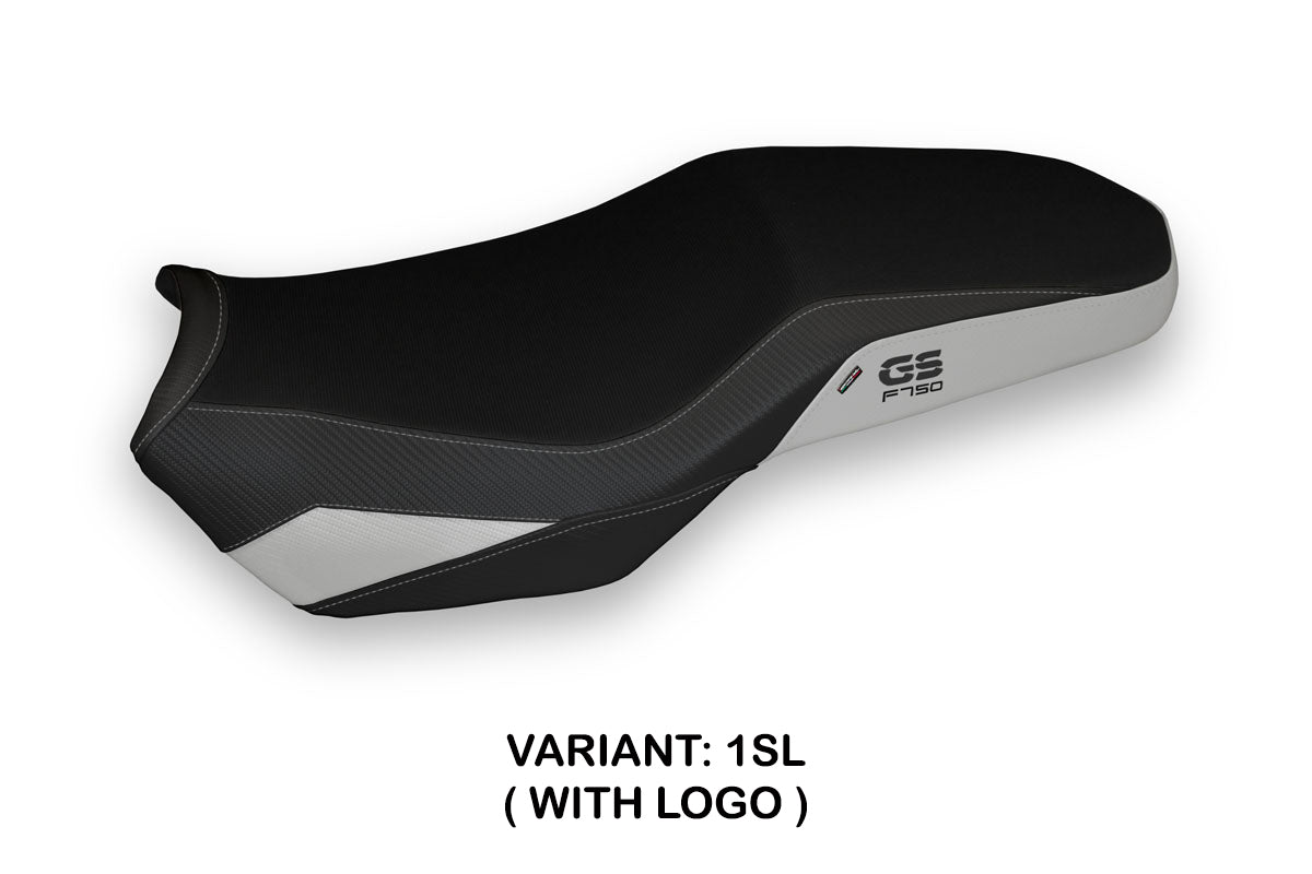 Tappezzeria Italia BMW F750GS 2018-2025 Seat Cover in Silver and Black