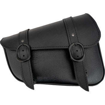 WILLIE & MAX LUGGAGE Blackjack Swingarm Bag - Black - Triangulated - Left 59919-00