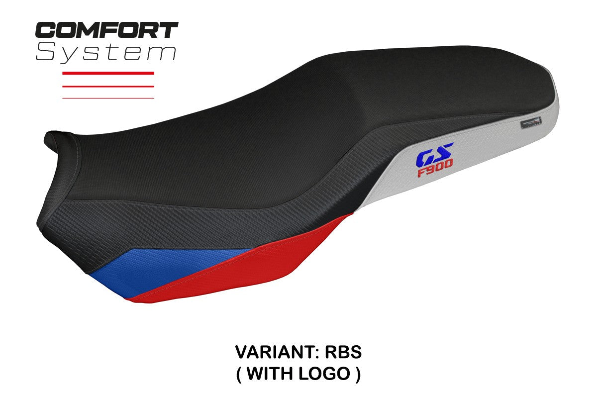 Tappezzeria Italia BMW F900GS Adventure 2025 Seat Cover Comfort Red Blue Silver Black