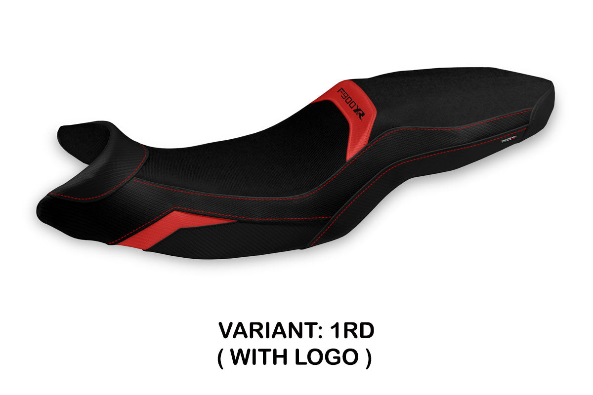 Tappezzeria Italia BMW F900XR 2019-2025 Seat Cover in Red and Black