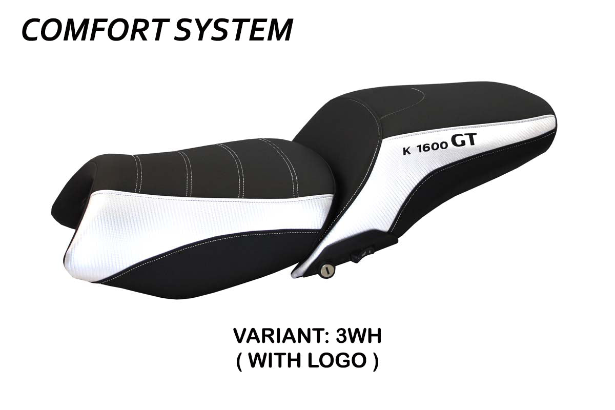 Tappezzeria Italia BMW K1600GT 2010-2025 Seat Cover Comfort in White