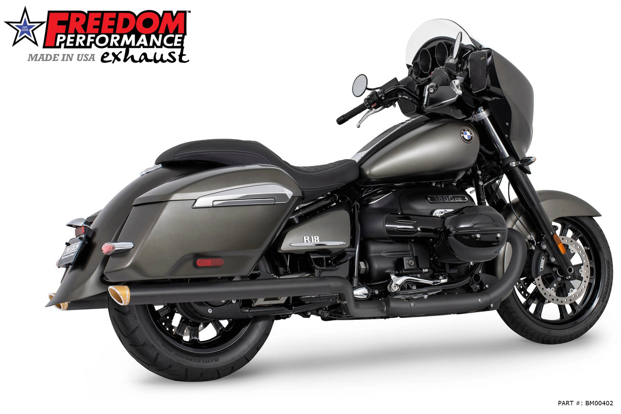 BMW R 18 BAGGER B/TRANSCONTINENTAL/ROCTANE 2.5" EXTENDED SLIP-ONS