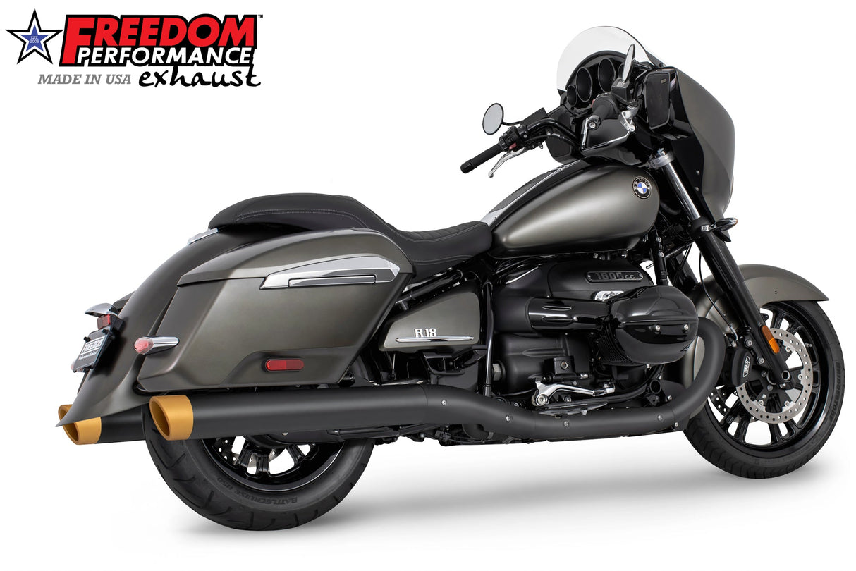 BMW R 18 BAGGER B/TRANSCONTINENTAL/ROCTANE 4" EXTENDED SLIP-ONS ONLY! BUNDLE