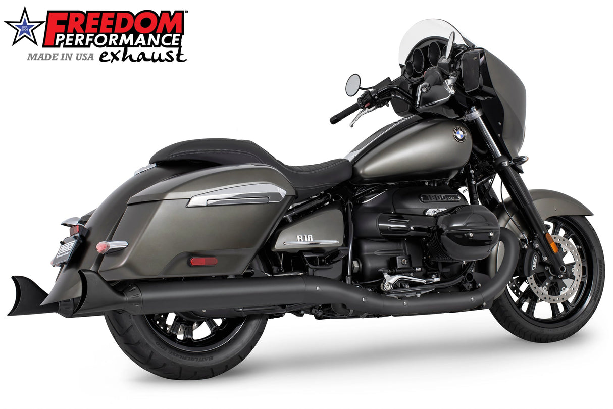 BMW R 18 BAGGER B/TRANSCONTINENTAL/ROCTANE 4" EXTENDED SLIP-ONS ONLY! BUNDLE