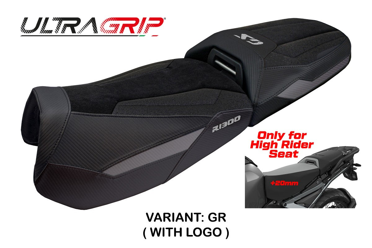 Tappezzeria Italia BMW R1300GS Adventure 2024-2025 Seat Cover Ultragrip Grey black