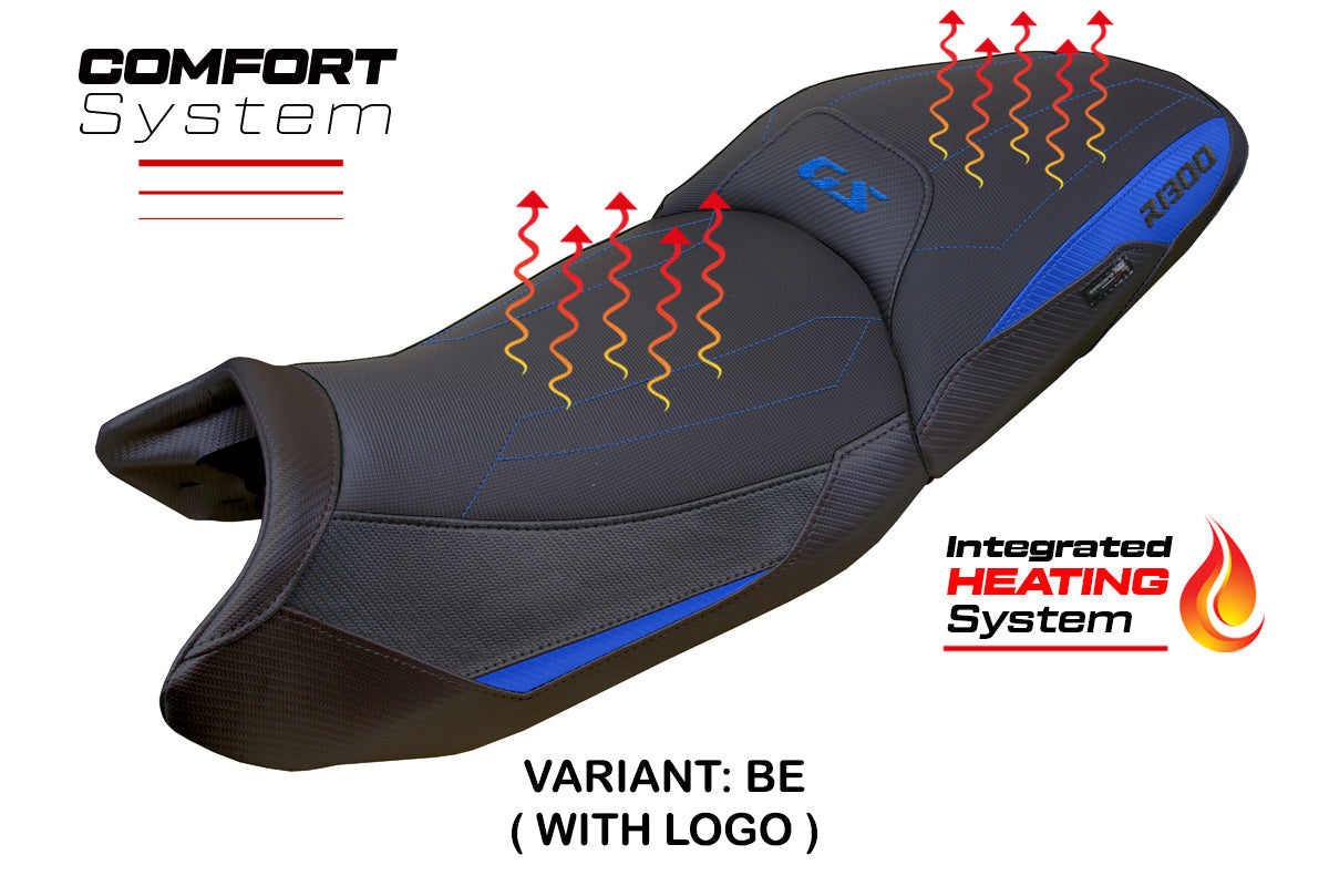 Tappezzeria Italia BMW R1300GS 2023-2025 Seat Cover Comfort Heated in Blue and Black