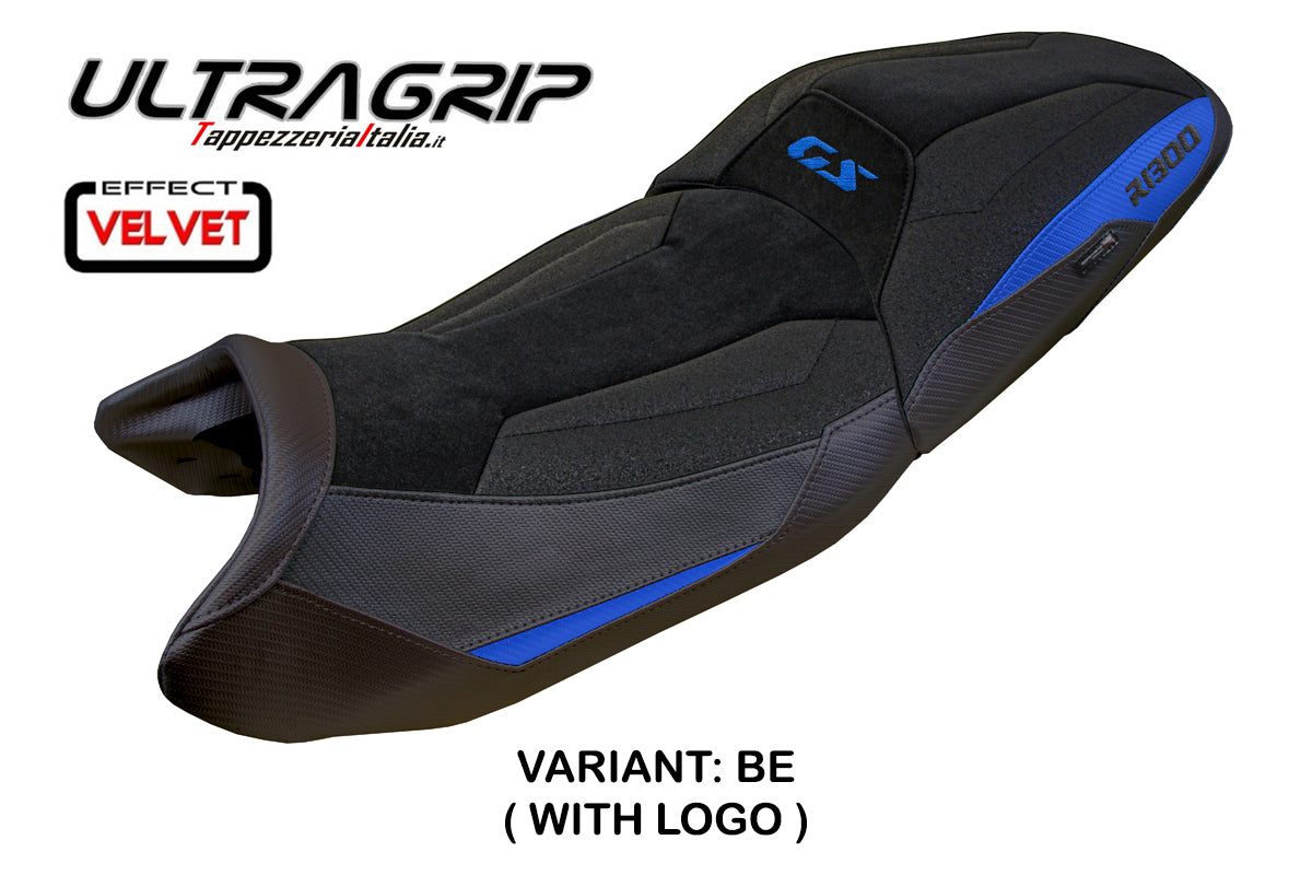 Tappezzeria Italia BMW R1300GS 2023-2025 Touring Seat Cover Ultragrip in Blue and Black
