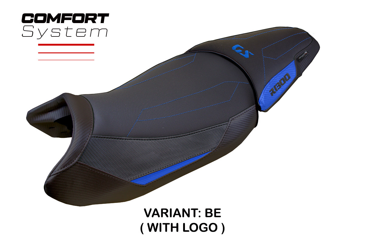 Tappezzeria Italia BMW R1300GS 2023-2025 Standard Seat Cover Comfort in Blue and Black