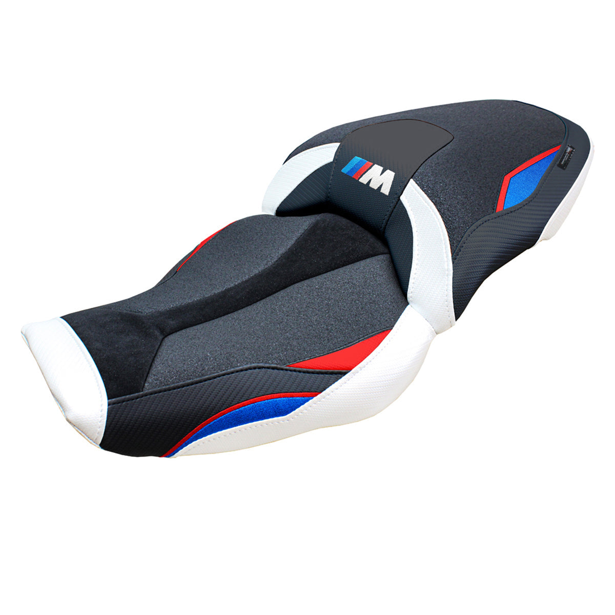 Tappezzeria Italia BMW M1000XR 2024-2025 Seat Cover Ultragrip in Red Blue White and Black