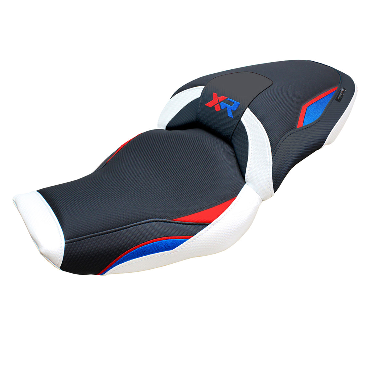 Tappezzeria Italia BMW S1000XR 2024-2025 Seat Cover in Red Blue White and Black