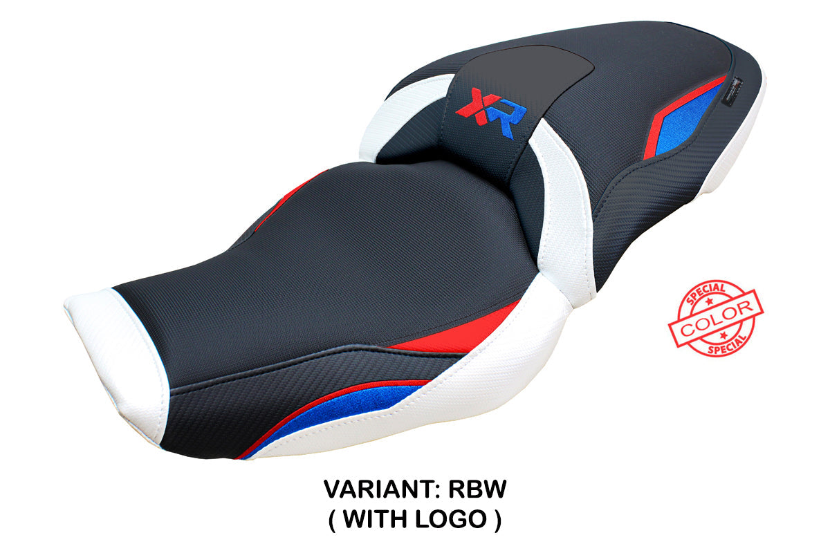 Tappezzeria Italia BMW S1000XR 2024-2025 Seat Cover in Red Blue White and Black