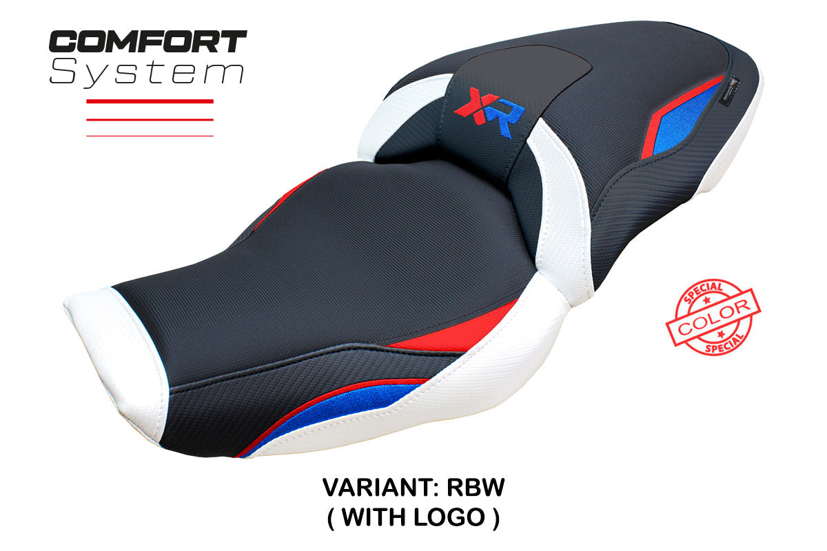 Tappezzeria Italia BMW S1000XR 2024-2025 Seat Cover Comfort in Red Blue White and Black