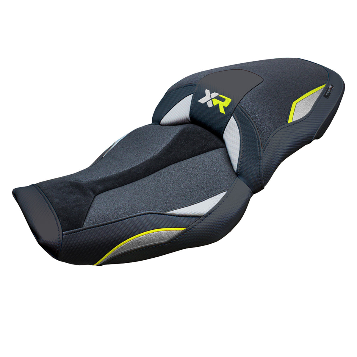 Tappezzeria Italia BMW S1000XR 2024-2025 Seat Cover Ultragrip in Silver Yellow and Black