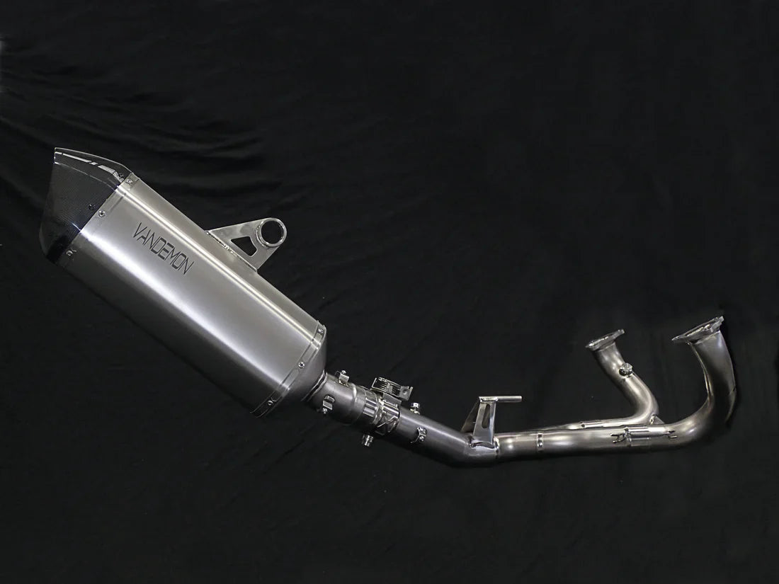 Vandemon BMW R1250GS & GSA Titanium Exhaust System with OEM Valve Function BMWR1250GSTIEXHCFV VA-24