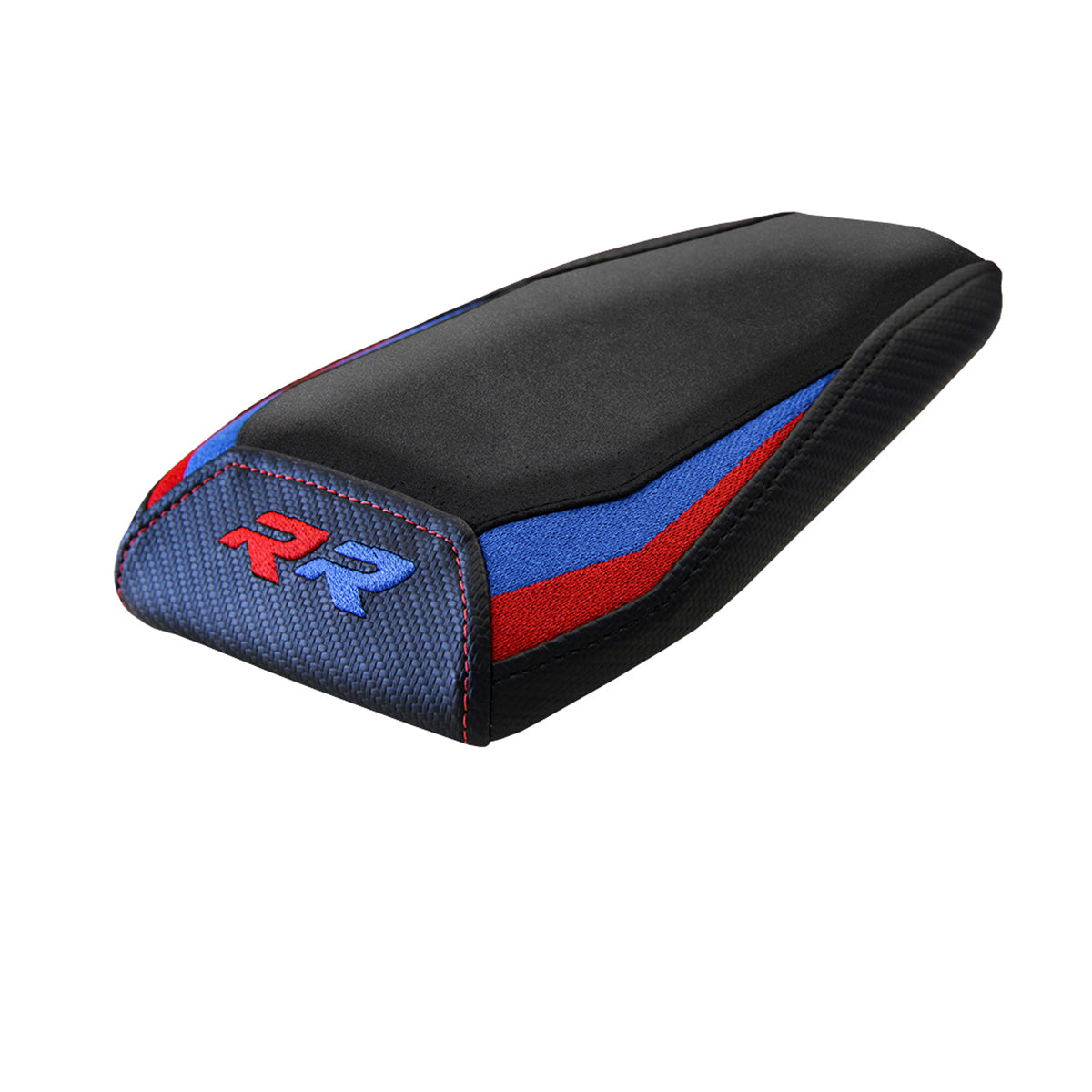 Tappezzeria Italia BMW M1000RR 2021-2022 Rear Seat Cover Comfort in Red, Blue and Black Velvet