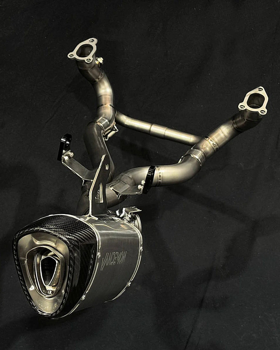 Vandemon BMW R1300GS 2023-2025 Adventure Titanium Exhaust System with OEM Valve BMWR1300GSTIEXHA VA-26