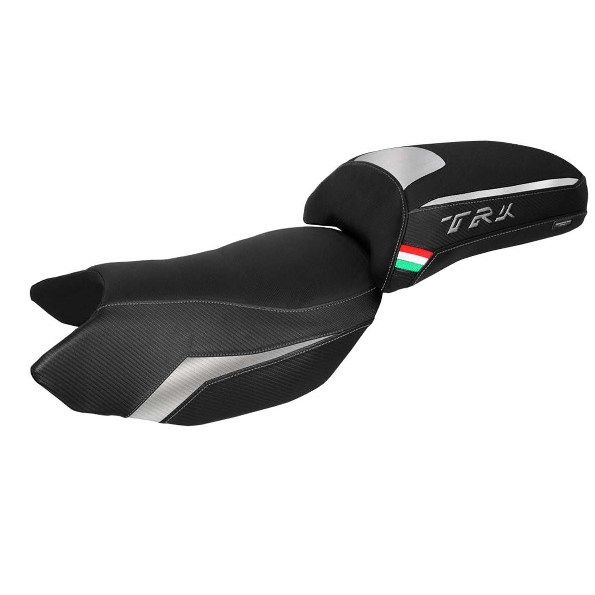 Tappezzeria Italia Benelli TRK 502 2017-2025 Seat Cover in Silver and Black