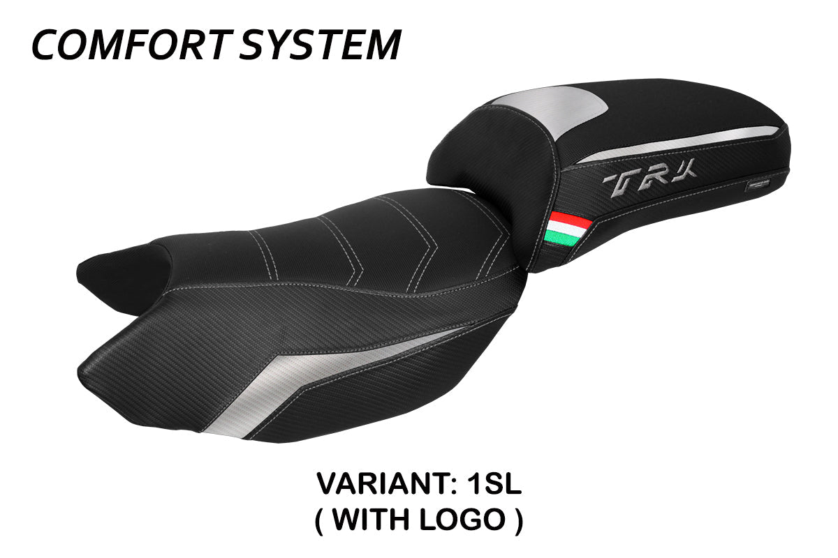 Tappezzeria Italia Benelli TRK 502 2017-2025 Seat Cover Comfort in Silver