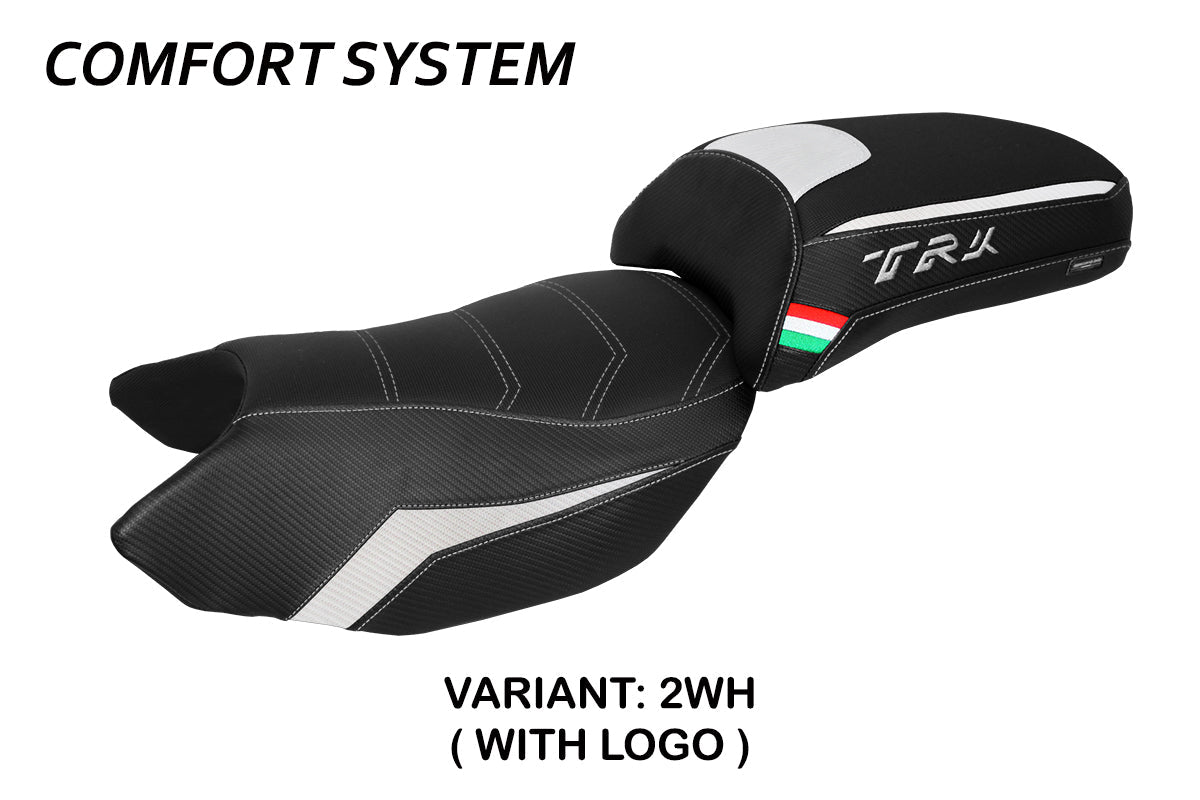 Tappezzeria Italia Benelli TRK 502 2017-2025 Seat Cover Comfort in White