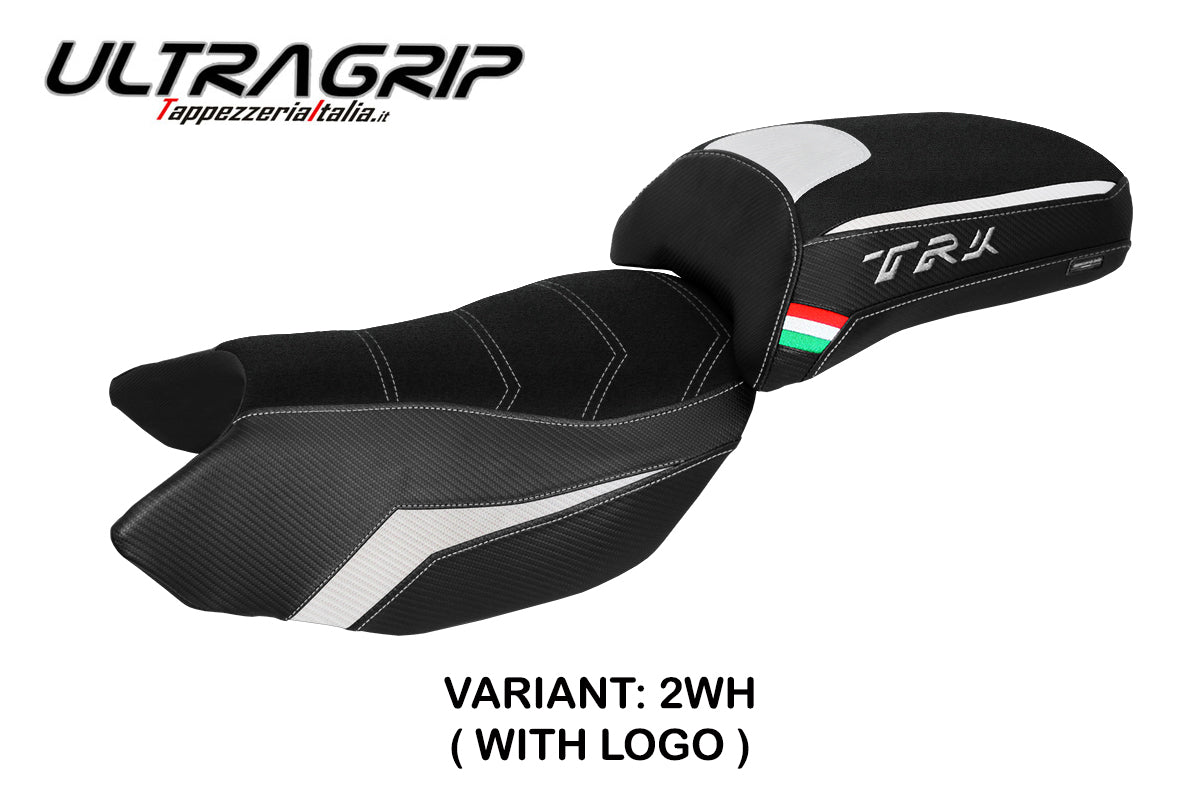 Tappezzeria Italia Benelli TRK 502 2017-2025 Seat Cover Ultragrip in White