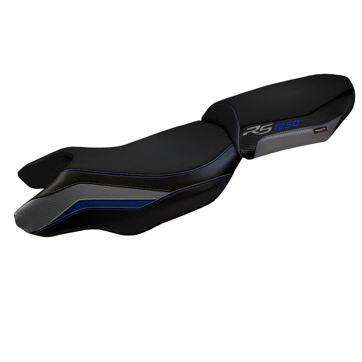 Tappezzeria Italia BMW R1250RS 2020-2024 Seat Cover in Blue, Grey and Black