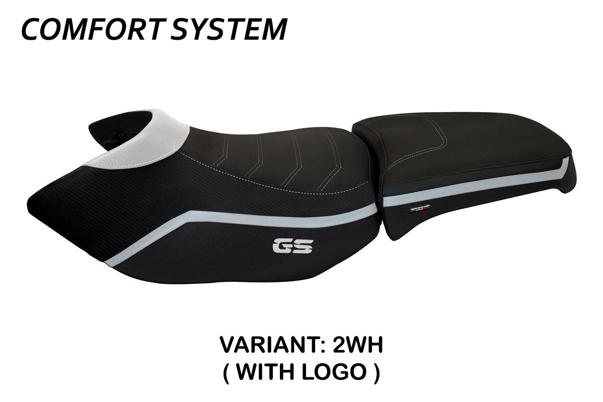 Tappezzeria Italia BMW R1200GS Adventure 2006-2012 Seat Cover Comfort in White