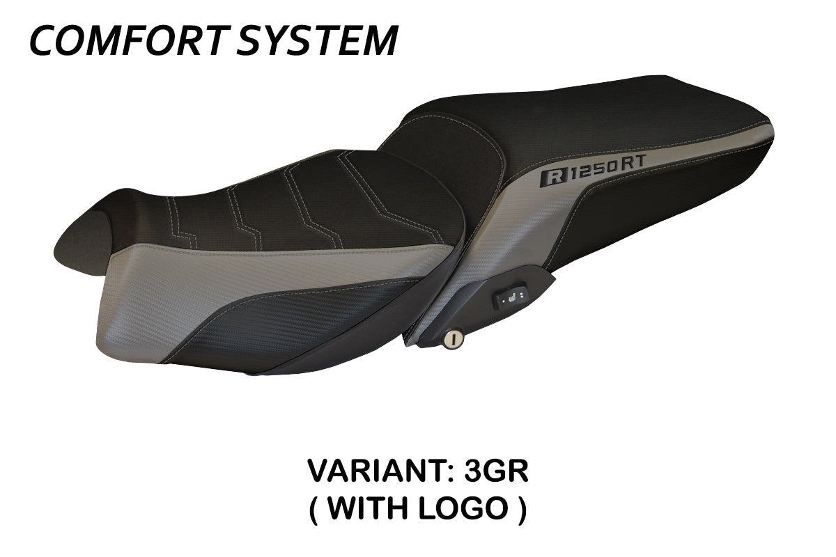 Tappezzeria Italia BMW R1250RT 2019-2025 Seat Cover Comfort in Grey and Black
