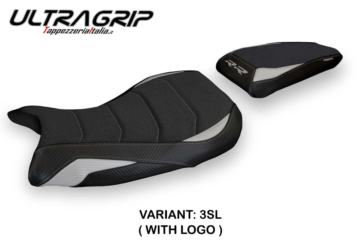 Tappezzeria Italia BMW S1000RR 2019-2025 Seat Cover Ultragrip in Silver