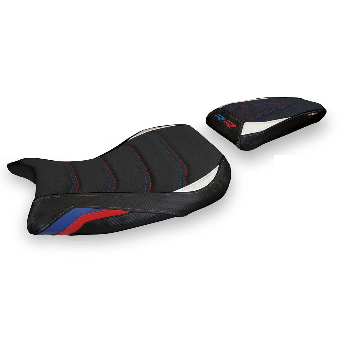 Tappezzeria Italia BMW S1000RR 2019-2025 Seat Cover Ultragrip in Red and Blue
