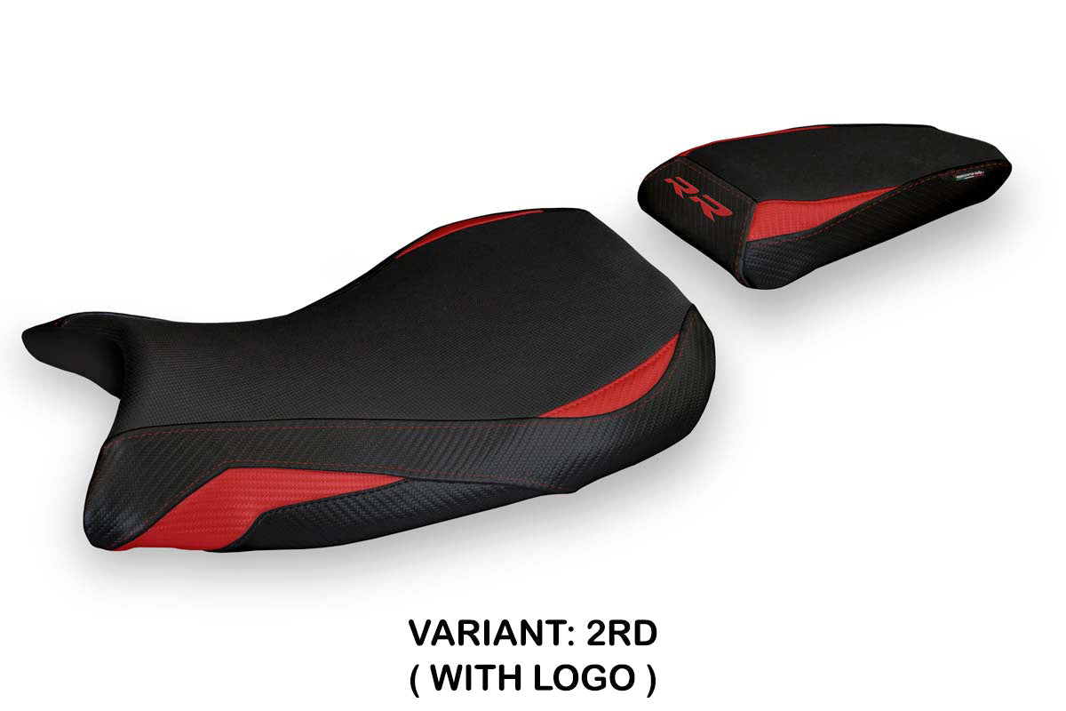 Tappezzeria Italia BMW S1000RR 2019-2025 Seat Cover in Red and Black