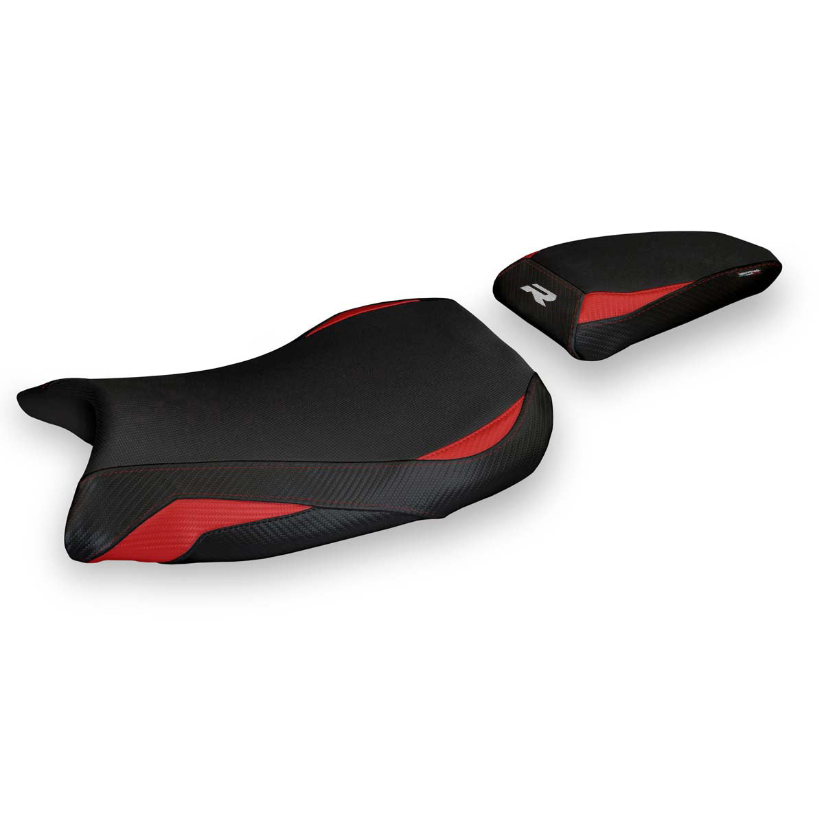 BMW S1000R M Sport 2021-2025 Seat Cover Tappezzeria Italia Comfort in Red and Black