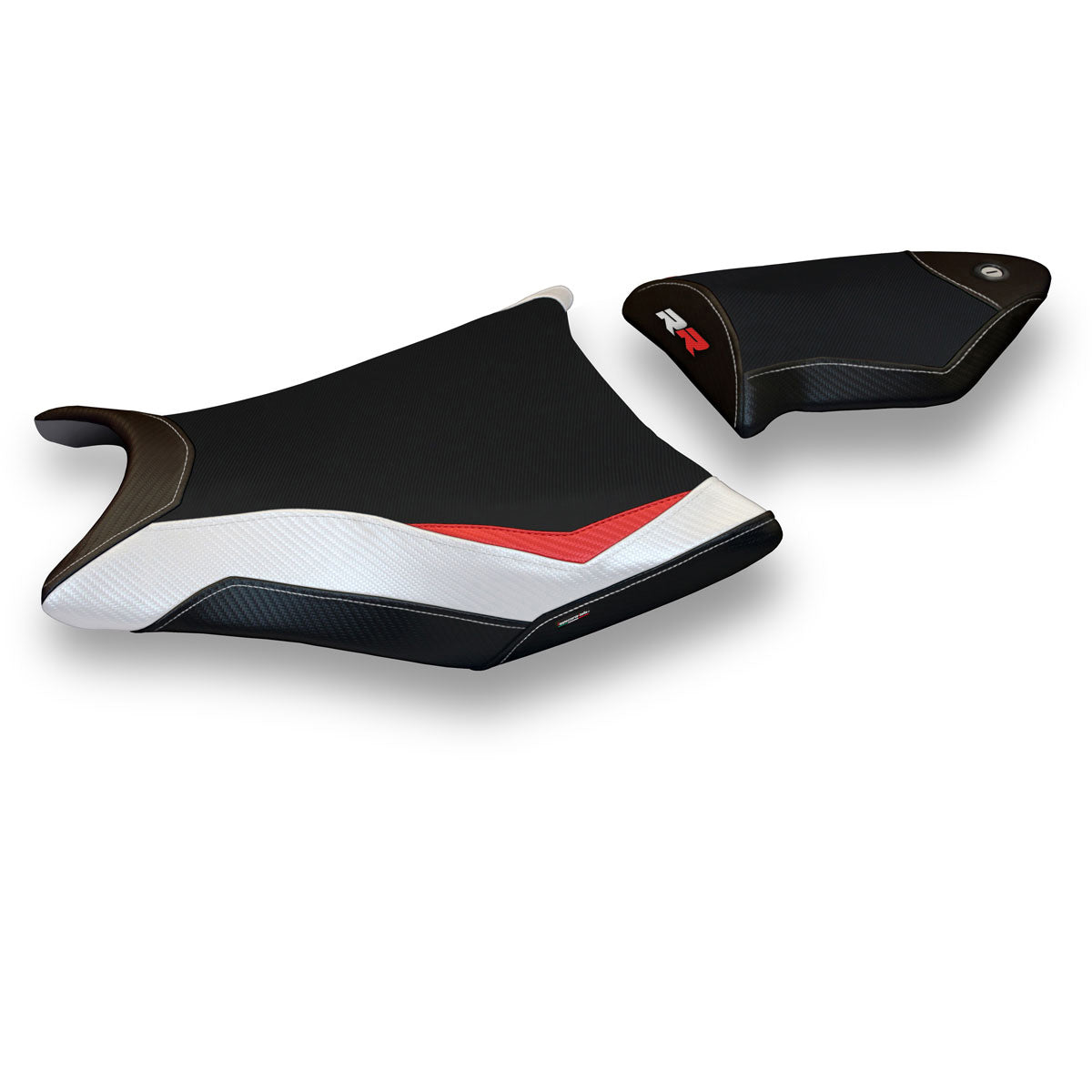 Tappezzeria Italia BMW S1000RR 2009-2011 Seat Cover Comfort in Red, White and Black