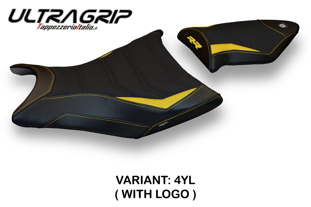 Tappezzeria Italia BMW S1000RR 2009-2011 Seat Cover Ultragrip in Yellow and Black