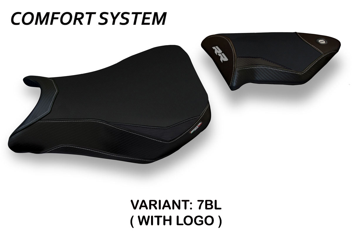 Tappezzeria Italia BMW S1000RR 2012-2014 Seat Cover Comfort in Black