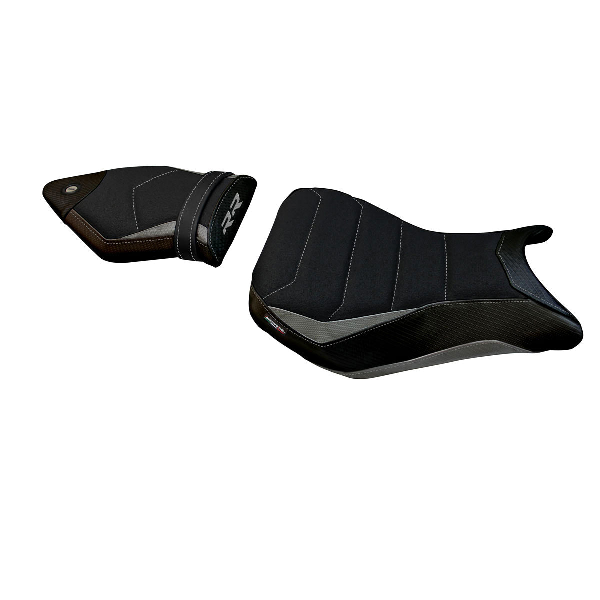 Tappezzeria Italia BMW S1000RR 2012-2014 Seat Cover Ultragrip in Silver and Black