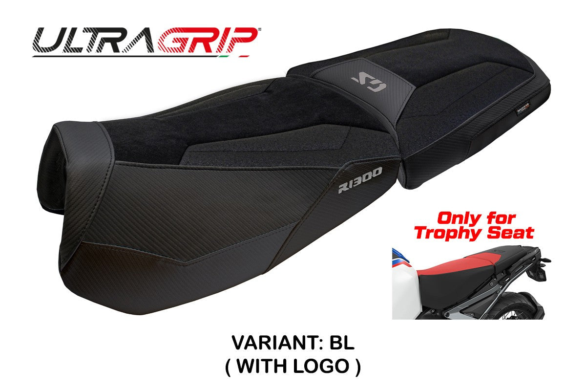 Tappezzeria Italia BMW R1300GS Adventure Trophy 2024-2025 Seat Cover Ultragrip Black
