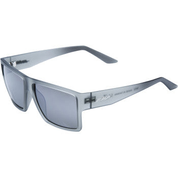 FMF Factory Sunglasses - Matte Crystal Smoke - Silver Mirror Lens F-61502-252-01