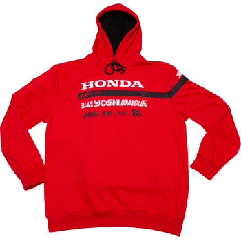 D'COR VISUALS Sweatshirt Factory2 Honda Red Md 85-218-2