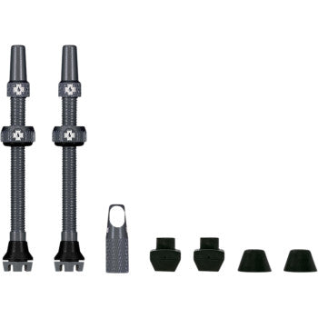 MUC-OFF USA Tubeless Valve Stems - Gray 20547