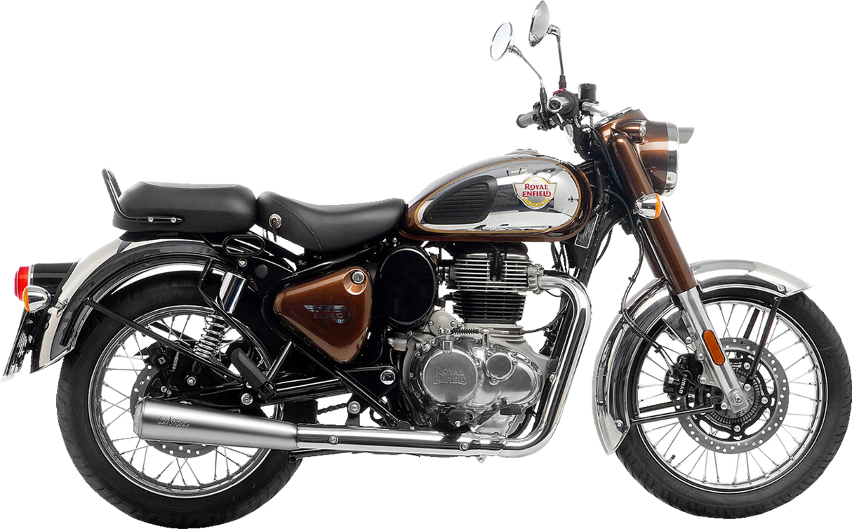 LEOVINCE Classic Racer Slip-On Muffler for Royal Enfield 350 Meteor /Classic 2021-2023 15008U 1811-4440